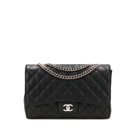 chanel black quilted caviar skin 225|Chanel Black Quilted Matte Caviar Bijoux Chain 225 .